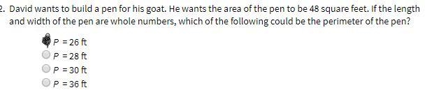 My answer is 26ft am i correct?-example-1