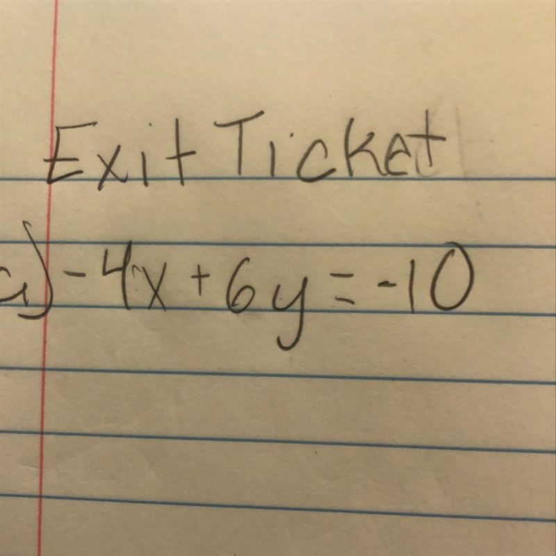 Transformers the following equation into slope-intercept. I need help ASAP-example-1