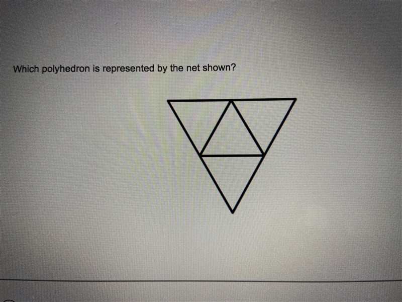 Which polyhedron is represented by the net shown-example-1