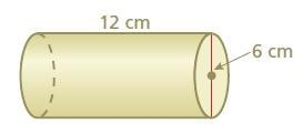 Find the surface area of the cylinder. Round your answer to the nearest tenth.-example-1