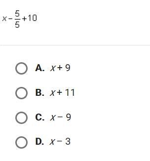 Simplify this algebraic expression.-example-1