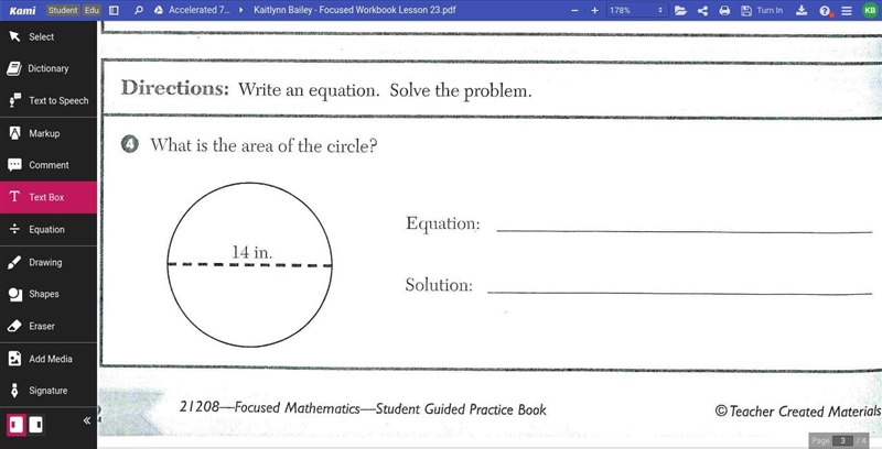 Plz help quick ( I WILL MARK BRANILEST) also plz give an equation and a solution Thank-example-1