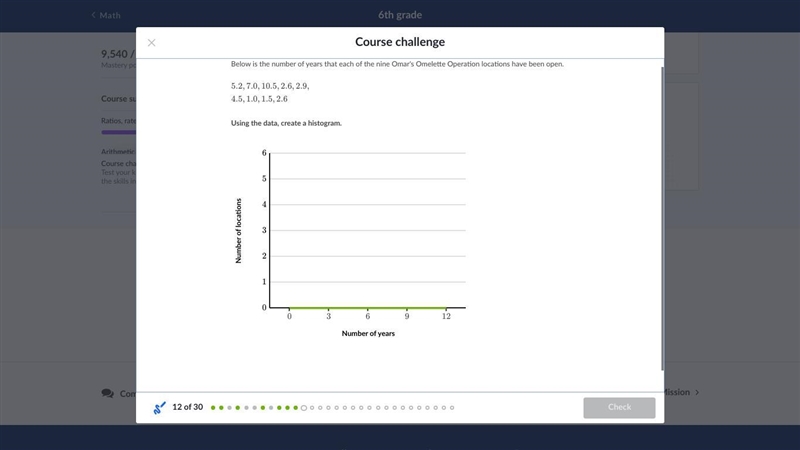 Where do i put the numbers on the graph-example-1