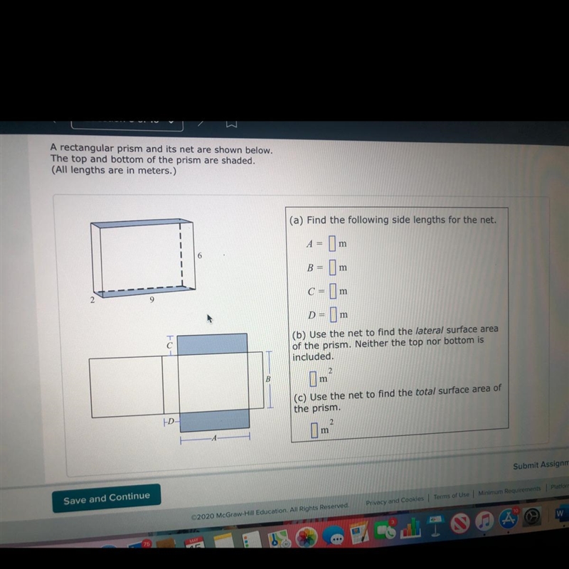 Find the side lengths for the nets-example-1