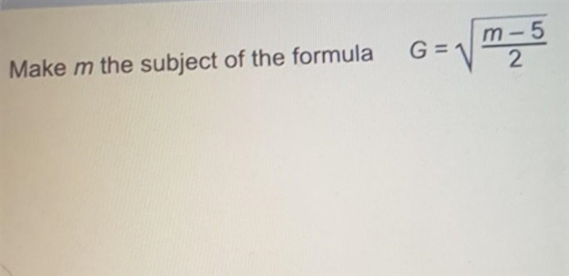 Make m the formula ​-example-1