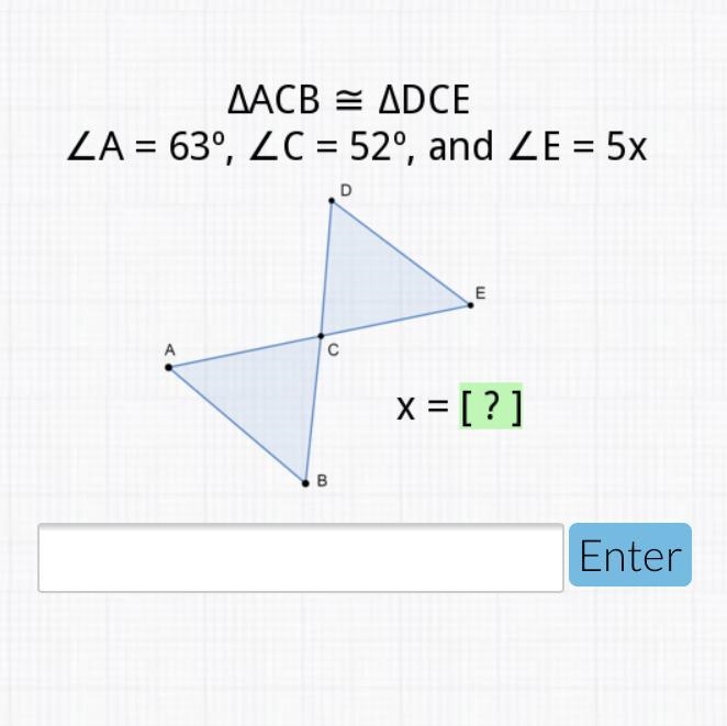 What does x equal? please help-example-1