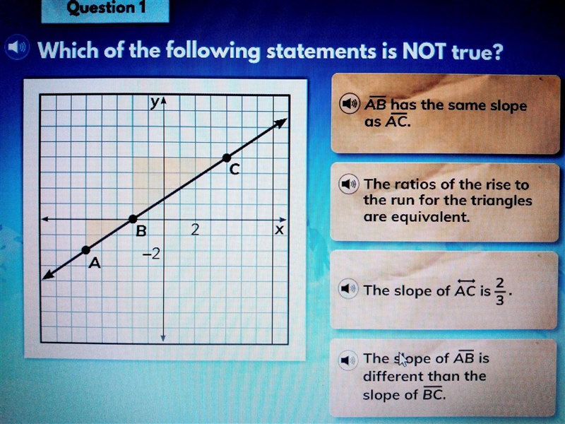 Which of the following statements is NOT true?-example-1