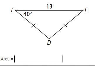 What is the area of △DEF? Round to the nearest hundredth.-example-1