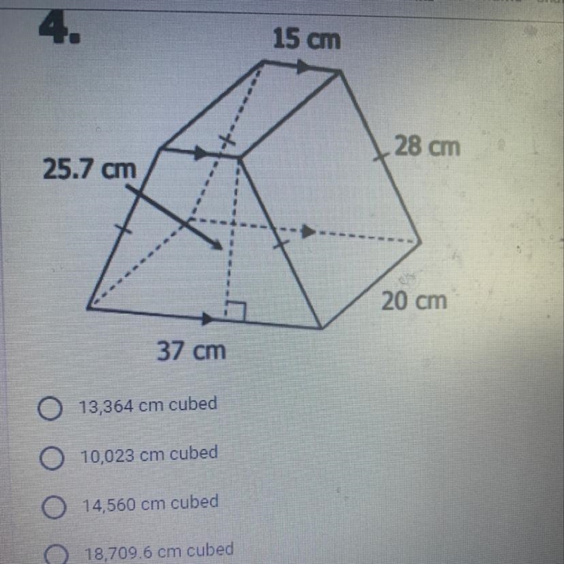 Find the volume of the figure below.-example-1