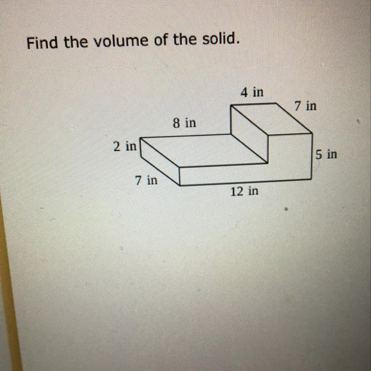 Find the volume of the solid-example-1