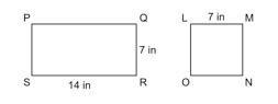 Look at the rectangle and the square: Anna says that the length of diagonal SQ is-example-1