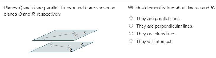 Which statement is true about lines a and b?-example-1