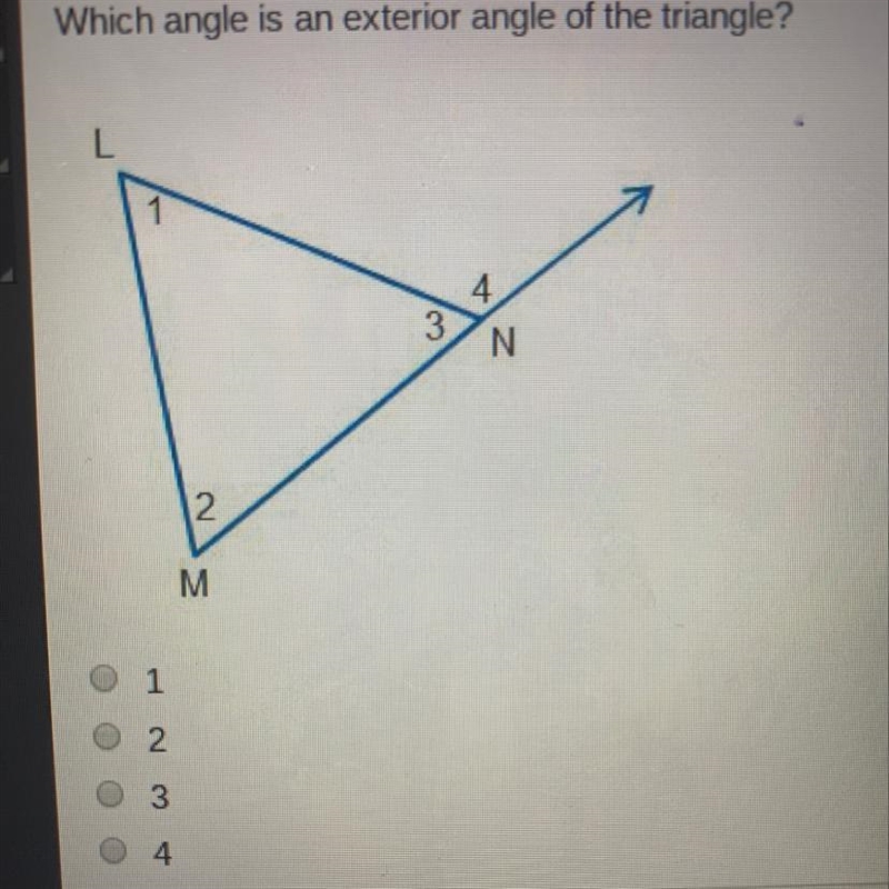 Exterior angles of a triangle...help?-example-1