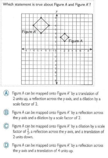 Which statement is true about figure A and figure A'?-example-1