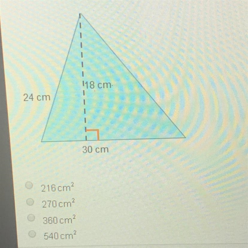 What is the area of the triangle?-example-1