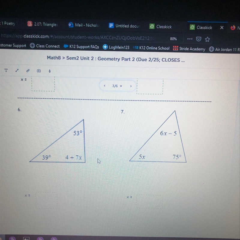 Find the value of x.-example-1