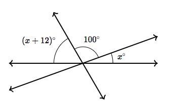 HELP RIGHT NOW PLEASE!!!!!!!!!!!! What is the value of x?-example-1