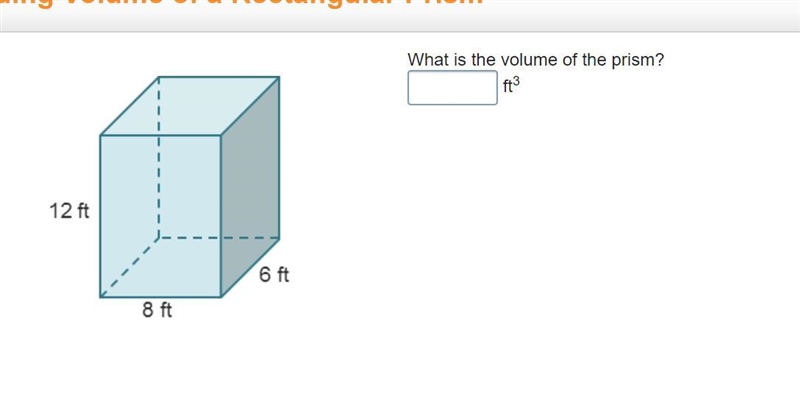 What is the volume of the prism? _____ ft3-example-1