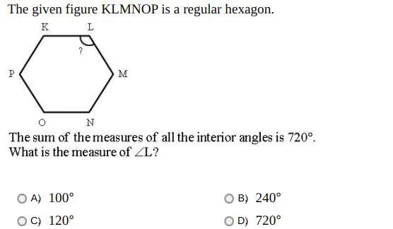 PLEASE HELP ASAP The given figure KLMNOP is a regular hexagon.-example-1