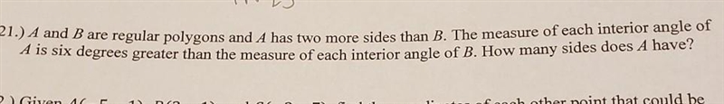 How many sides does quadrilateral A have?​-example-1