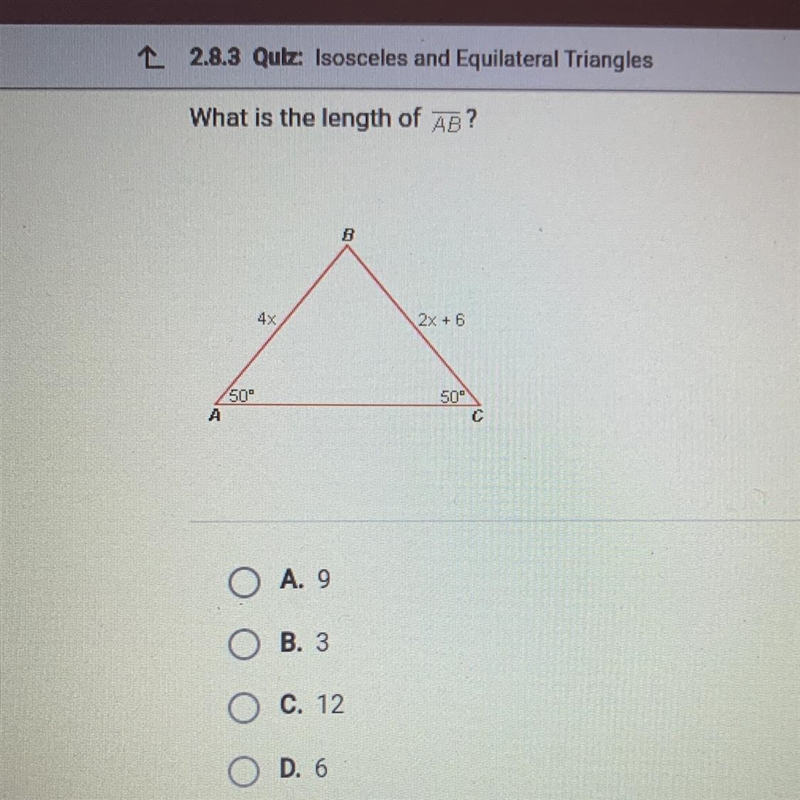 What is the length of side AB?-example-1