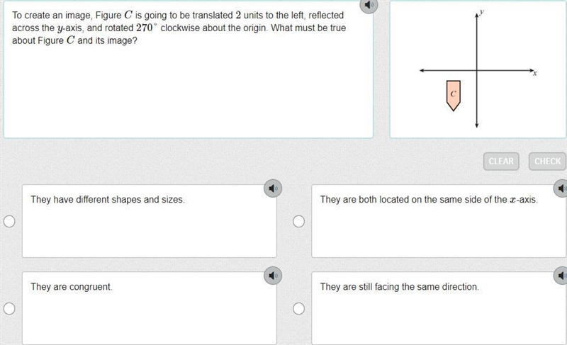 To create an image, Figure C is going to be translated 2 units to the left, reflected-example-1