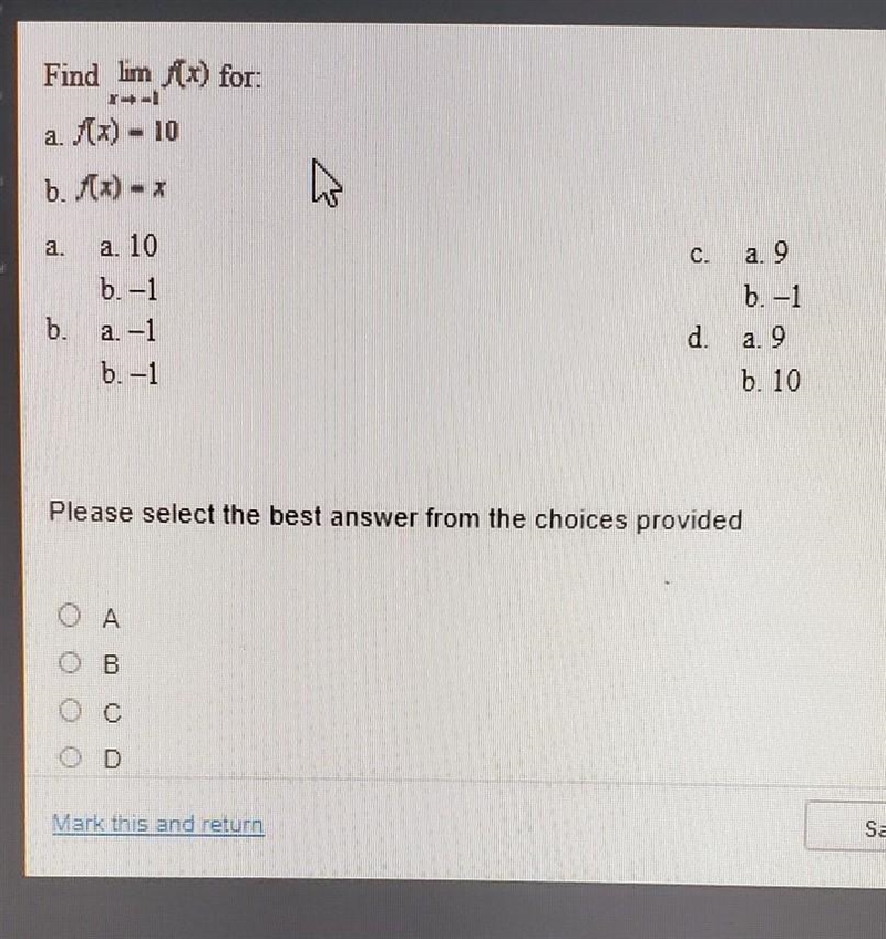 Find lim f(x) for just help me out please ​-example-1