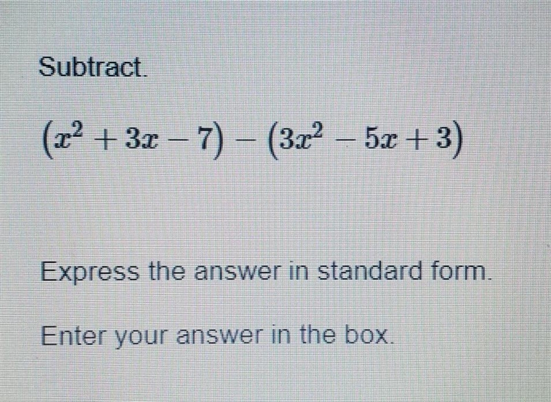 Express the answer in standard form.​-example-1