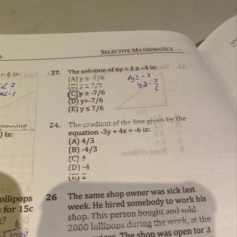 Help with question 24. Please provide explanation! Big points-example-1