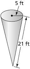 What is the surface area of the cone? Express your answer in terms of π.b-example-1