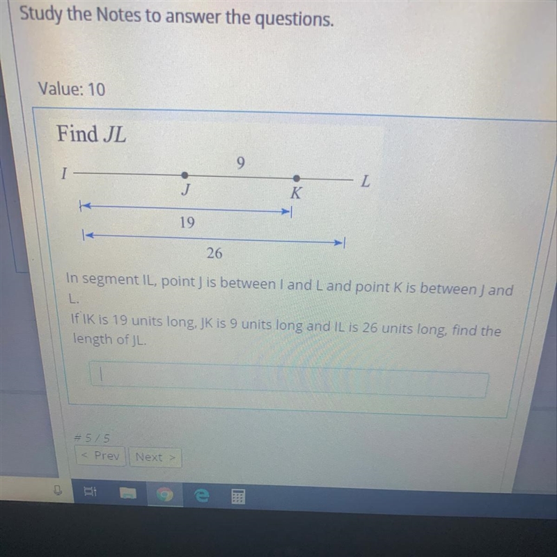 In segment IL, point J is between I and Land point K is between J and L. If IK is-example-1