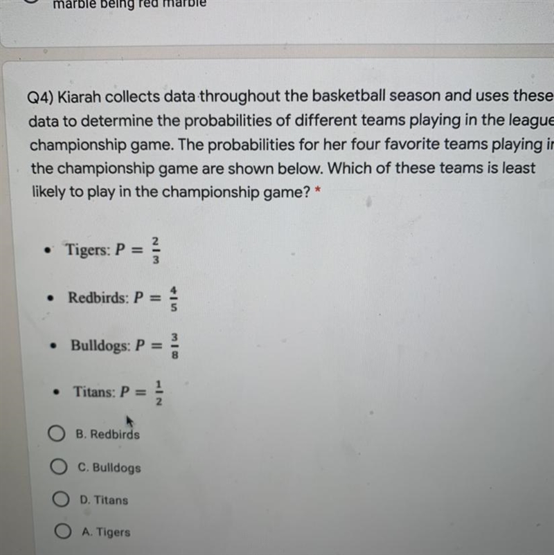 Q4) Kiarah collects data throughout the basketball season and uses these 1 point data-example-1