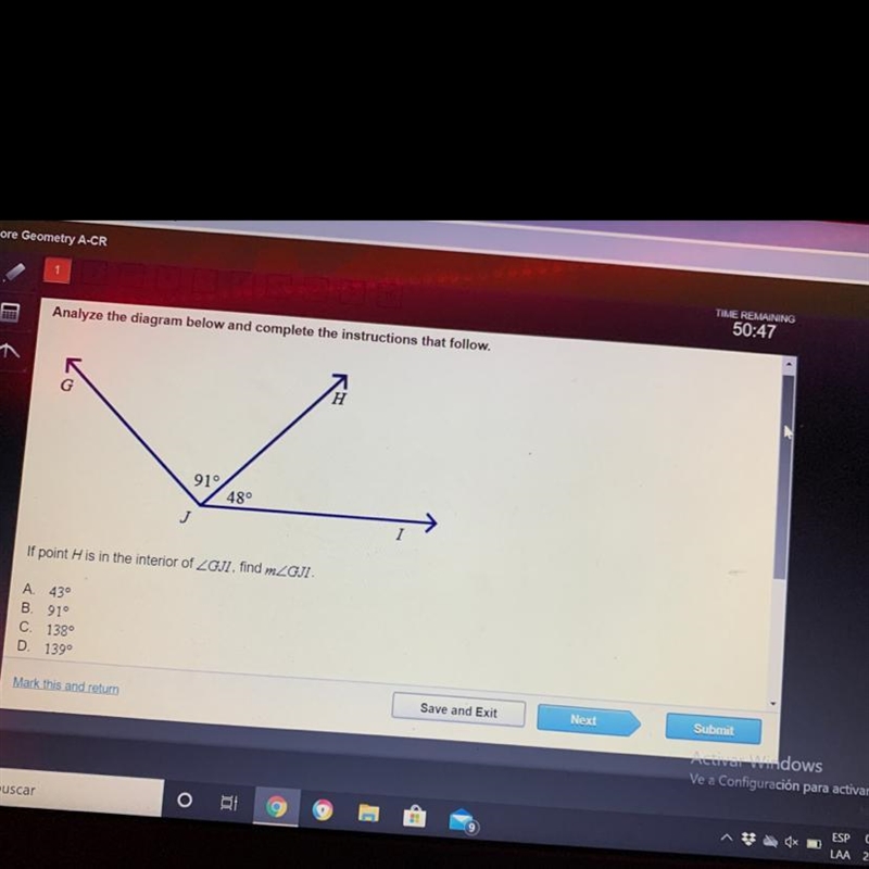 Analyze the diagram below and complete the instructions that follow. If point H is-example-1