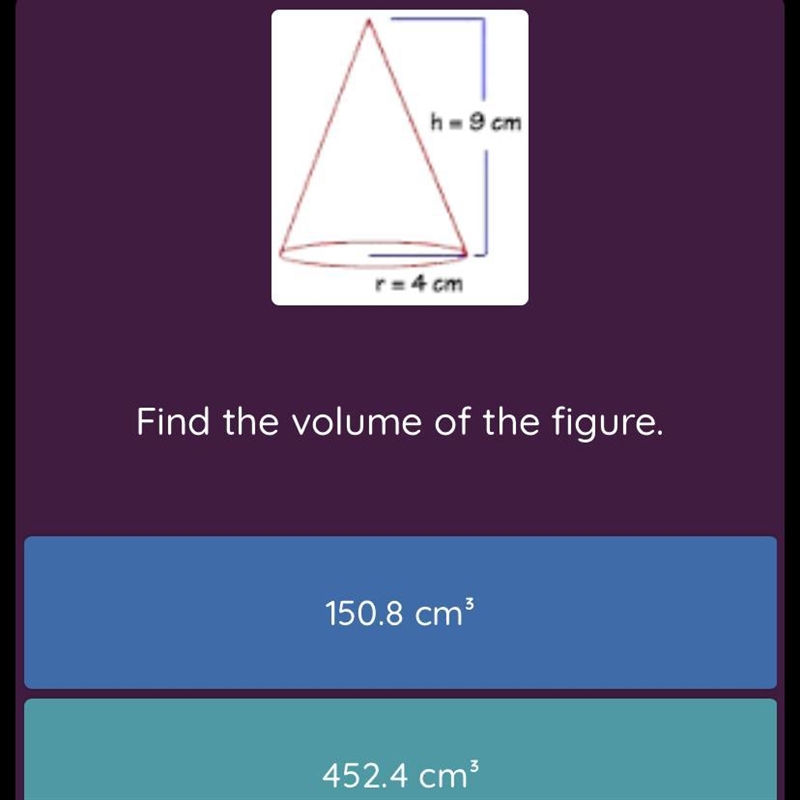 The volume of the cone-example-1