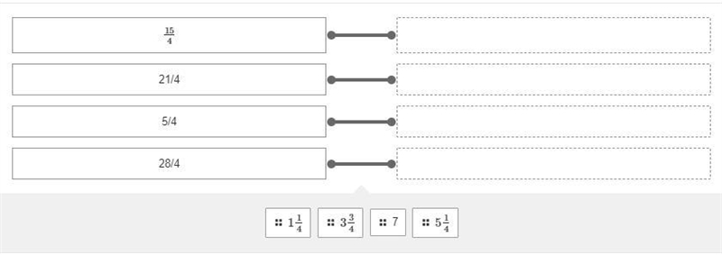 Match the Mixed Number to the Improper Fraction-example-1