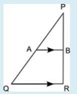 Line segment AB and QR are parallel. Use the figure below to answer the questions-example-1