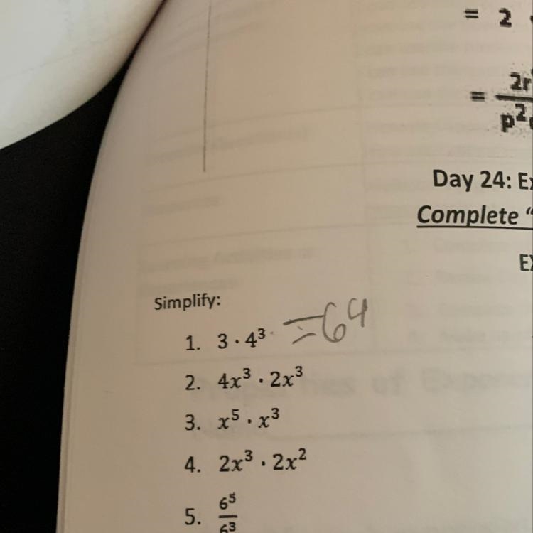 3.43 Can you help me Simplify this question-example-1