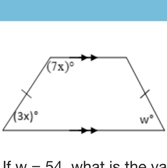 If w = 54 what is the value of x-example-1