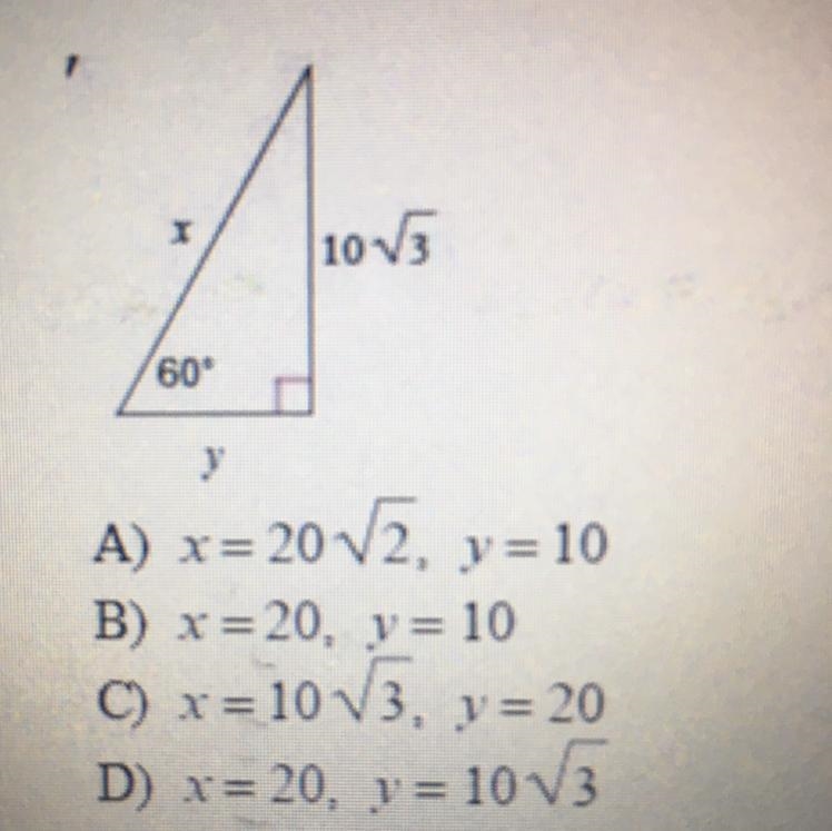 Help please find the missing sides!-example-1