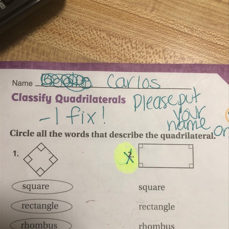 Describe the quadrilateral???.... It is a rectangle? and what else?-example-1