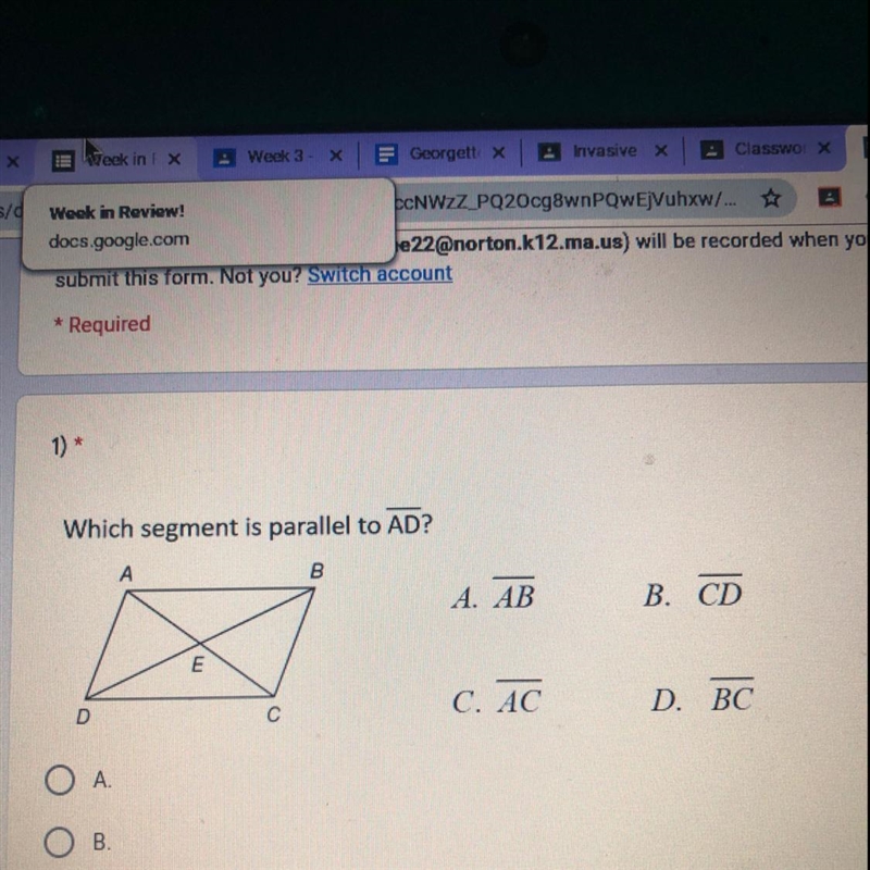 Which segment is parallel to AD-example-1