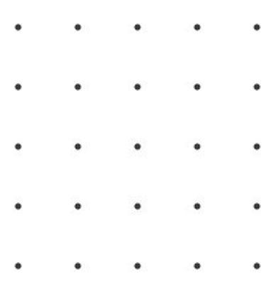 What is the maximum number of squares that could be formed using four of the dots-example-1