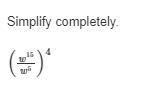 Simplify completely. (w15/w5)4-example-1