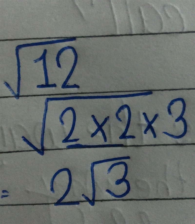 Simplify fully (square root symbol)12-example-1