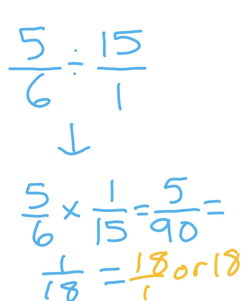 What’s the reciprical of 5/6 divided by 15-example-1