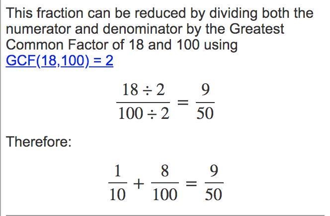 Armon added 1/10 and 8/100 whats the sum helpppp-example-2