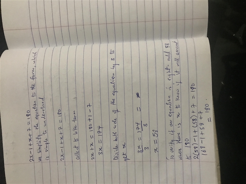 2x+1x-7=180 what is the answer to this question​-example-1