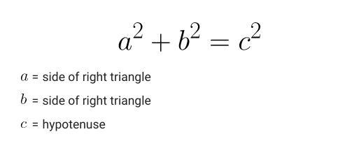 What is a simple version of Pythagoras thereom?​-example-1