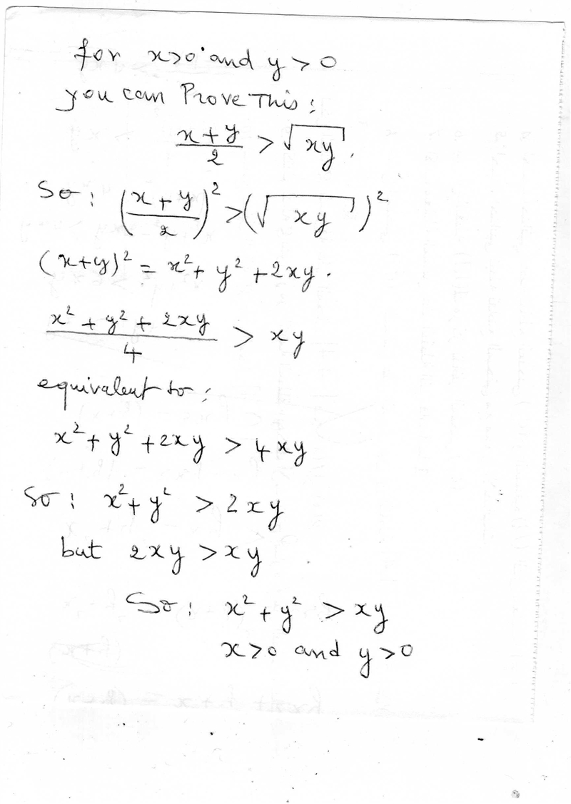 Prove that x {}^(2) + y {}^(2) > xy ​-example-1