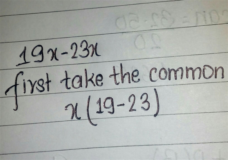 Which expression is equivalent to the given expression? 19x−23x A. 19x(1−23x) B. x-example-1